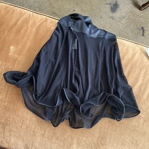 Net Mesh Stretch circle skirt cover up Pool Tennis Athleisure Pull up Top skirt